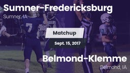 Matchup: Sumner-Fredericksbur vs. Belmond-Klemme  2017