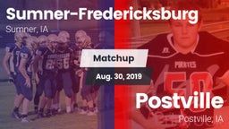 Matchup: Sumner-Fredericksbur vs. Postville  2019