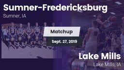 Matchup: Sumner-Fredericksbur vs. Lake Mills  2019