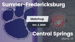 Matchup: Sumner-Fredericksbur vs. Central Springs  2020