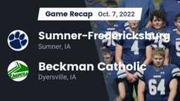 Recap: Sumner-Fredericksburg  vs. Beckman Catholic  2022