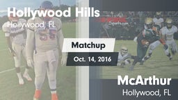 Matchup: Hollywood Hills vs. McArthur  2016