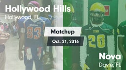 Matchup: Hollywood Hills vs. Nova  2016