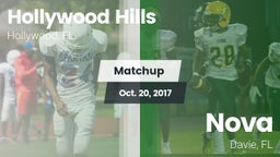 Matchup: Hollywood Hills vs. Nova  2017
