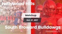 Matchup: Hollywood Hills vs. South Broward  Bulldawgs 2017