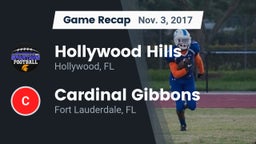Recap: Hollywood Hills  vs. Cardinal Gibbons  2017