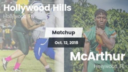 Matchup: Hollywood Hills vs. McArthur  2018