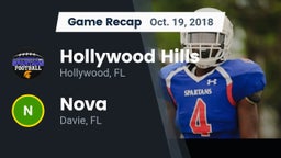Recap: Hollywood Hills  vs. Nova  2018