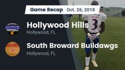 Recap: Hollywood Hills  vs. South Broward  Bulldawgs 2018