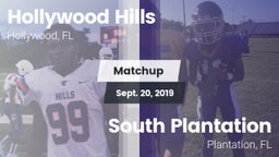 Matchup: Hollywood Hills vs. South Plantation  2019