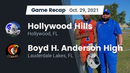 Recap: Hollywood Hills  vs. Boyd H. Anderson High 2021
