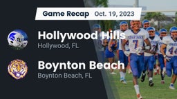 Recap: Hollywood Hills  vs. Boynton Beach  2023