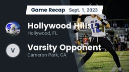 Recap: Hollywood Hills  vs. Varsity Opponent  2023