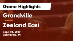 Grandville  vs Zeeland East  Game Highlights - Sept. 21, 2019