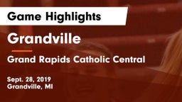 Grandville  vs Grand Rapids Catholic Central Game Highlights - Sept. 28, 2019