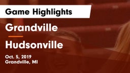 Grandville  vs Hudsonville Game Highlights - Oct. 5, 2019
