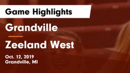 Grandville  vs Zeeland West Game Highlights - Oct. 12, 2019