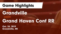 Grandville  vs Grand Haven Conf RR Game Highlights - Oct. 24, 2019