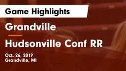 Grandville  vs Hudsonville Conf RR Game Highlights - Oct. 26, 2019