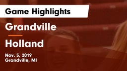 Grandville  vs Holland Game Highlights - Nov. 5, 2019