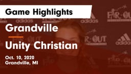 Grandville  vs Unity Christian  Game Highlights - Oct. 10, 2020