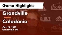 Grandville  vs Caledonia  Game Highlights - Oct. 24, 2020