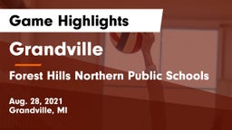 Grandville  vs Forest Hills Northern Public Schools Game Highlights - Aug. 28, 2021