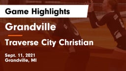 Grandville  vs Traverse City Christian Game Highlights - Sept. 11, 2021