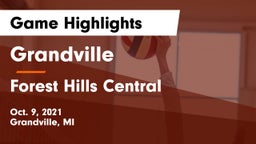 Grandville  vs Forest Hills Central  Game Highlights - Oct. 9, 2021