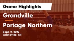 Grandville  vs Portage Northern  Game Highlights - Sept. 2, 2022