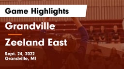 Grandville  vs Zeeland East  Game Highlights - Sept. 24, 2022