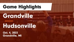 Grandville  vs Hudsonville  Game Highlights - Oct. 4, 2022