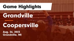Grandville  vs Coopersville  Game Highlights - Aug. 26, 2023