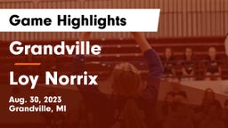 Grandville  vs Loy Norrix Game Highlights - Aug. 30, 2023