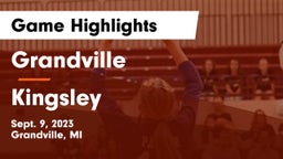 Grandville  vs Kingsley  Game Highlights - Sept. 9, 2023