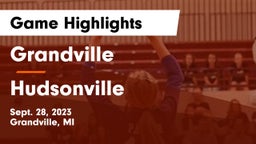 Grandville  vs Hudsonville  Game Highlights - Sept. 28, 2023