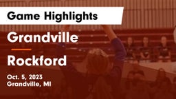 Grandville  vs Rockford  Game Highlights - Oct. 5, 2023