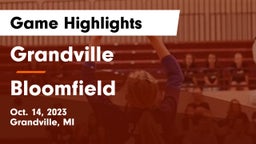 Grandville  vs Bloomfield Game Highlights - Oct. 14, 2023