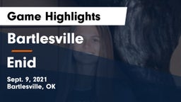 Bartlesville  vs Enid  Game Highlights - Sept. 9, 2021