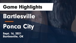 Bartlesville  vs Ponca City  Game Highlights - Sept. 16, 2021