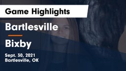 Bartlesville  vs Bixby  Game Highlights - Sept. 30, 2021