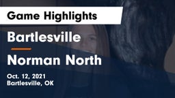 Bartlesville  vs Norman North  Game Highlights - Oct. 12, 2021