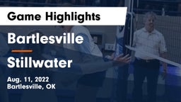 Bartlesville  vs Stillwater  Game Highlights - Aug. 11, 2022