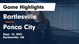 Bartlesville  vs Ponca City  Game Highlights - Sept. 15, 2022