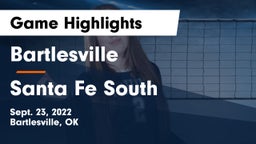 Bartlesville  vs Santa Fe South  Game Highlights - Sept. 23, 2022