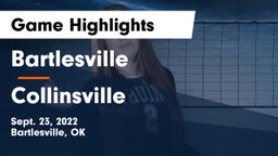 Bartlesville  vs Collinsville  Game Highlights - Sept. 23, 2022