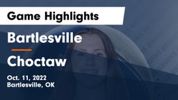 Bartlesville  vs Choctaw  Game Highlights - Oct. 11, 2022
