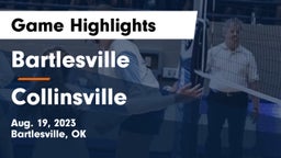 Bartlesville  vs Collinsville  Game Highlights - Aug. 19, 2023