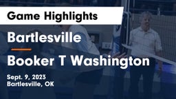 Bartlesville  vs Booker T Washington  Game Highlights - Sept. 9, 2023