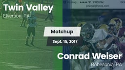 Matchup: Twin Valley vs. Conrad Weiser  2017